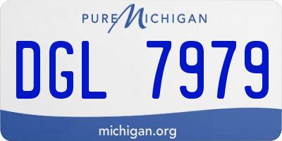 MI license plate DGL7979
