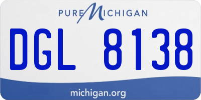 MI license plate DGL8138