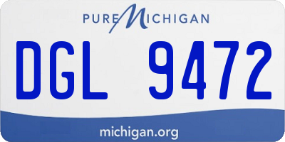 MI license plate DGL9472