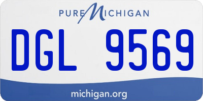 MI license plate DGL9569