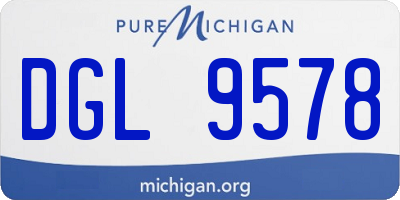 MI license plate DGL9578