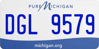 MI license plate DGL9579