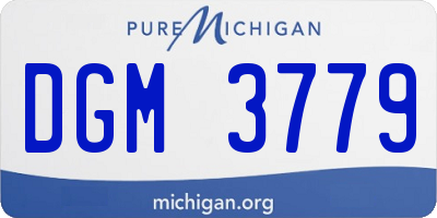 MI license plate DGM3779