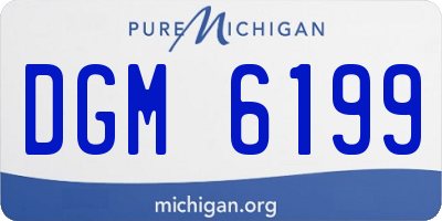 MI license plate DGM6199