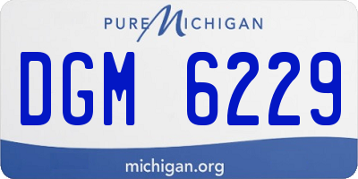 MI license plate DGM6229