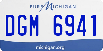 MI license plate DGM6941