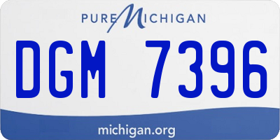 MI license plate DGM7396