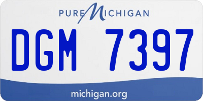 MI license plate DGM7397