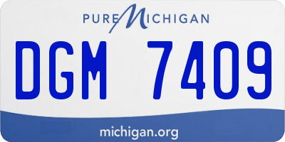 MI license plate DGM7409