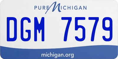 MI license plate DGM7579