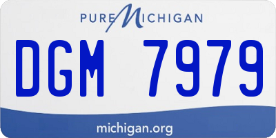 MI license plate DGM7979