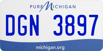 MI license plate DGN3897