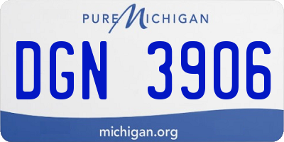 MI license plate DGN3906