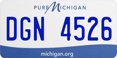 MI license plate DGN4526