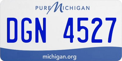 MI license plate DGN4527
