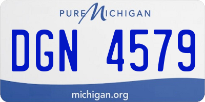 MI license plate DGN4579