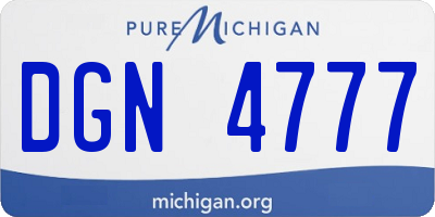MI license plate DGN4777