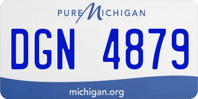 MI license plate DGN4879
