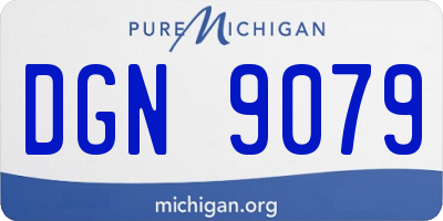 MI license plate DGN9079
