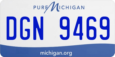 MI license plate DGN9469