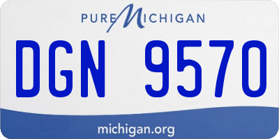 MI license plate DGN9570