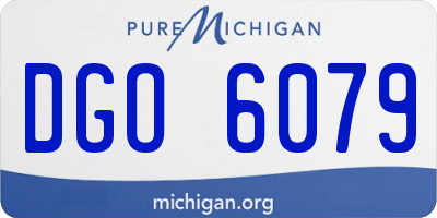 MI license plate DGO6079