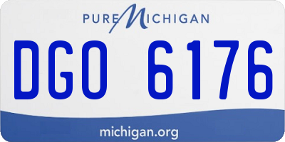 MI license plate DGO6176