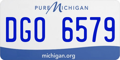 MI license plate DGO6579