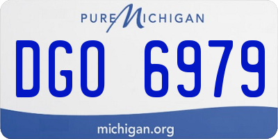 MI license plate DGO6979