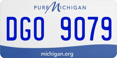 MI license plate DGO9079
