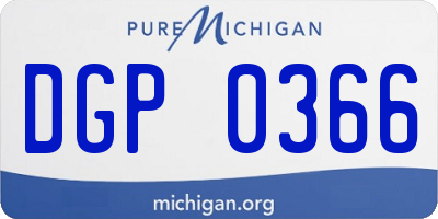 MI license plate DGP0366