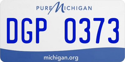 MI license plate DGP0373