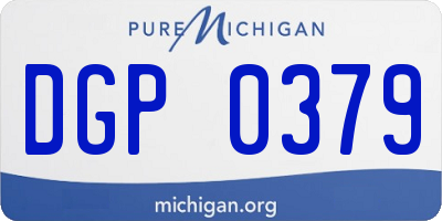 MI license plate DGP0379