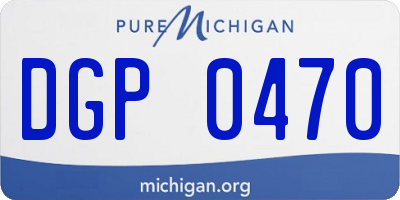 MI license plate DGP0470