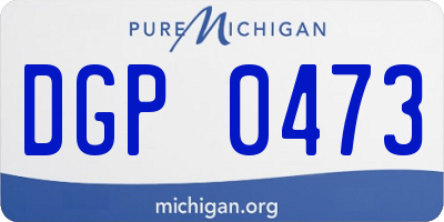 MI license plate DGP0473
