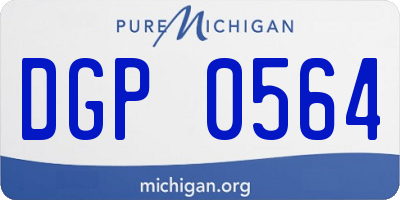 MI license plate DGP0564