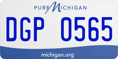 MI license plate DGP0565