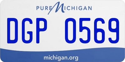 MI license plate DGP0569