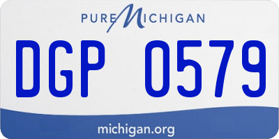 MI license plate DGP0579