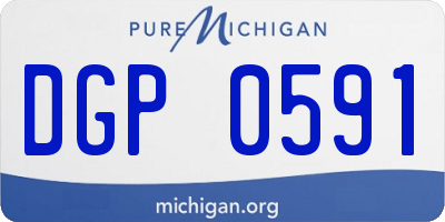 MI license plate DGP0591