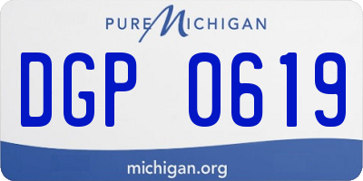 MI license plate DGP0619