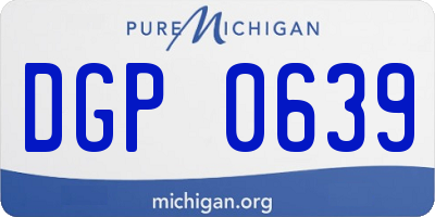 MI license plate DGP0639