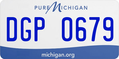 MI license plate DGP0679