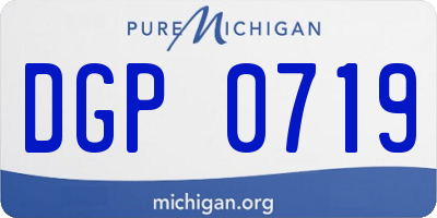 MI license plate DGP0719