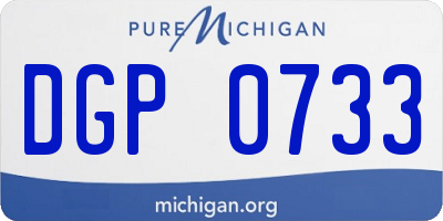 MI license plate DGP0733