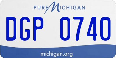 MI license plate DGP0740