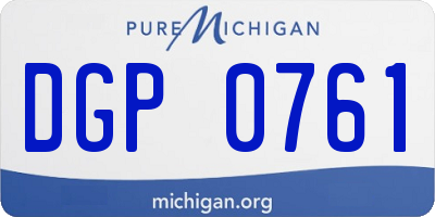 MI license plate DGP0761