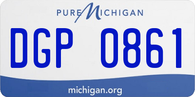 MI license plate DGP0861