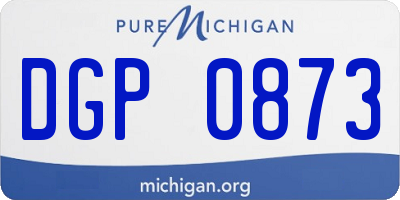 MI license plate DGP0873