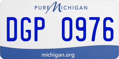 MI license plate DGP0976